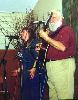 At the last Walters and Warner concert at Major's Creek Music Festival Nov 2003
